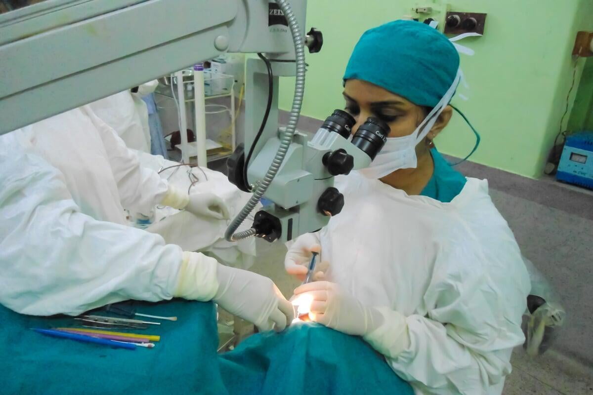 Eye Operation at Ramakrishna Mission Varanasi